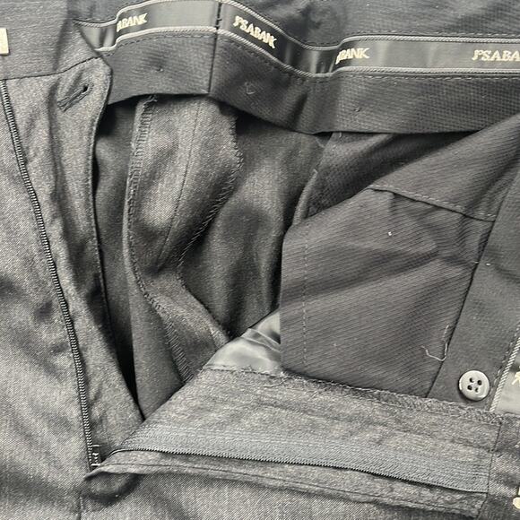 JoS A Bank 100% Wool 44 Tailored Fit Gray Dress Pants Trousers - Picture 10 of 16
